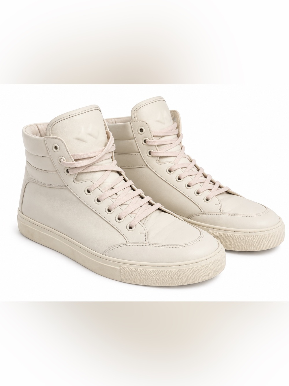 KOIO Primo High-Top Leather Sneaker - White